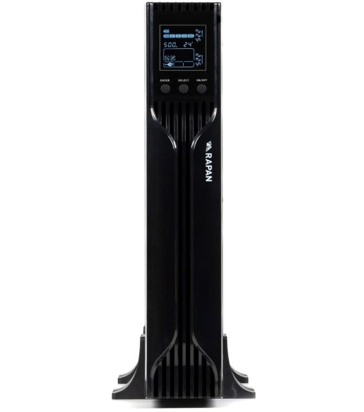 Источник бесперебойного питания ИБП Бастион RAPAN-UPS 3000 RACK+4x9Ah (2100 Вт, Line-interactive, встроенные АКБ 6 шт.x 9Ah) 8960