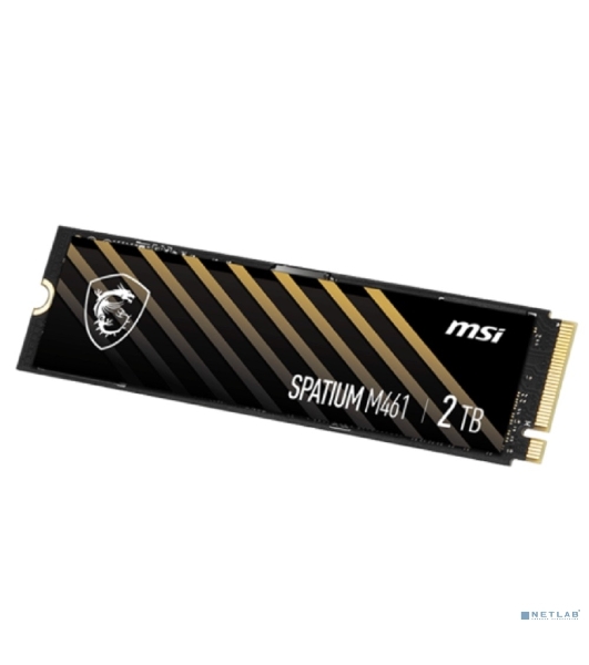 Накопитель SSD MSI SPATIUM M461, 2TB, M.2 2280, PCIe 4.0 x4, NVMe, R/W 5000/4200