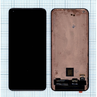 Дисплей для Xiaomi Mi 11 в сборе с тачскрином черный (refurbished)