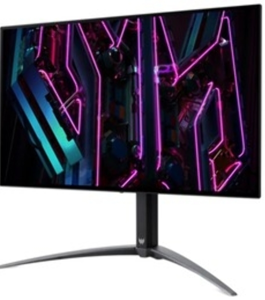 Монитор 26.5' Acer Predator X27Ubmiipruzx OLED 2560x1440, 240 Гц, 1 мс, 16:9, 1000 кд/м2, 2xHDMI, 1xDP, USB-C, черный
