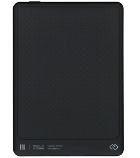 Электронная книга Digma P6 6' E-Ink Kaleido 1072x1448 Touch Screen 1.8Ghz 3072/32Gb/SD/microSDHC темно-серый
