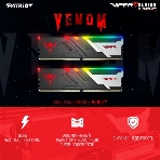 Оперативная память Patriot Viper Venom, DDR5, 32Gb (2x16Gb), 6400MHz, CL32, DIMM, с радиаторами, RGb, черный, фото14