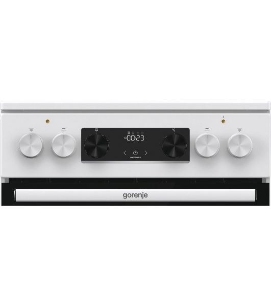Плита электрическая Gorenje GEC5C61WG белый, конфорок 4 электрических, духовка 70 л, 50 см x 85 см x 59.4 см (без крышки)