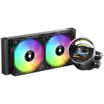 Система охлаждения Ocypus Sigma L24 BK ARGB, 240мм, LCD Pump 2.4', 2x120мм ARGB fans, LGA115X/1200/1700/18XX, AM4/AM5, фото5
