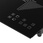 Индукционная варочная панель Kuppersberg ICO 302/домино, ширина 30 см, 2 зоны индукционного нагрева, сенсорное управление, 3 цифровых дисплея, 9 уровней мощности, таймер, автоотключение, защита от перелива, защита от детей, индикаторы остаточного тепла, Stop & Go, черный/прямой край, фото5