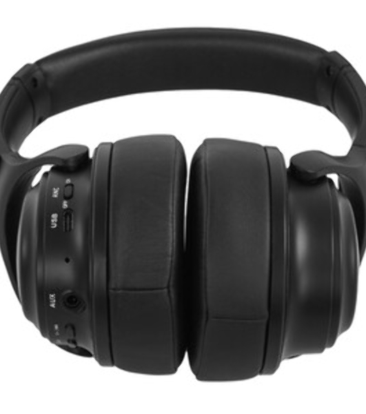 Беспроводные/проводные наушники Defender FreeMotion B1035 черный, накладные, Bluetooth + проводной, складная конструкция
