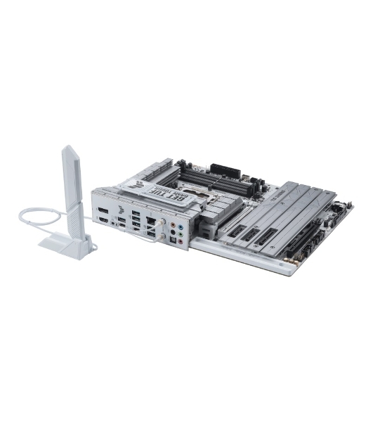 Материнская плата ASUS TUF GAMING Z890-PRO WIFI, LGA 1851, Intel Z890, 4xDDR5, 4xSATA, 4xM.2, 1xPCIe 5.0 x16, 1xPCIe 4.0 x4, 2xPCIe x1, 1xHDMI, 1xDP, 2xUSB-C Thunderbolt 4, 6xUSB-A 10Gbps, 1x 2.5Gb LAN, 5x3.5 мм, 7.1, ATX