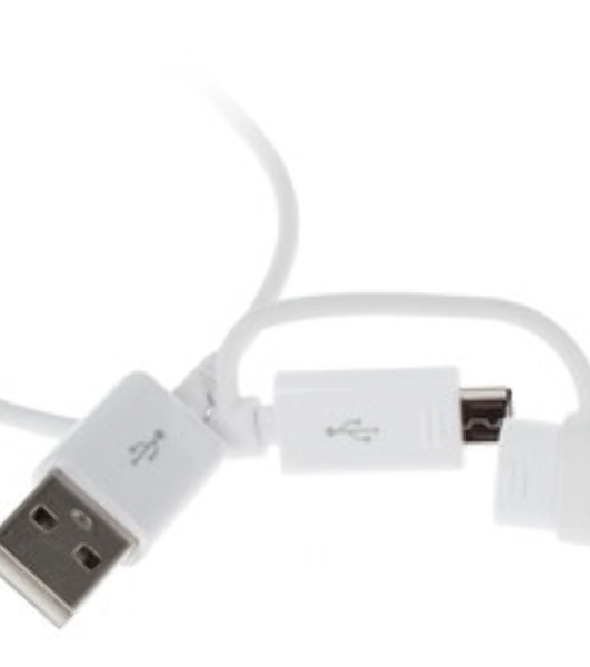 Кабель Samsung EP-DG930DWEGRU USB-microUSB/USB Type-C белый 1.5м