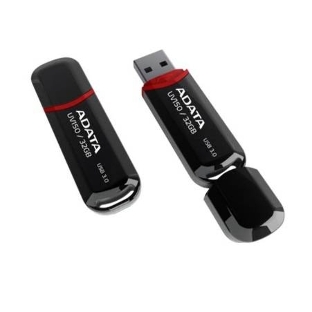 Флешка USB ADATA UV150 (AUV150-128G-RBK), 128Gb, USB 3.0, R/W 100/30, черный