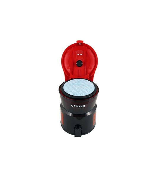 Пылесос Centek CT-2536 черный/красный, 420/2400 Вт, уборка сухая, пылесборник контейнер 2 л