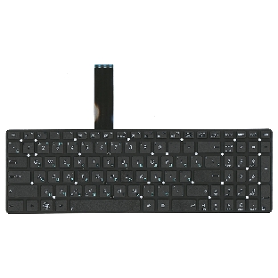 Клавиатура для ноутбука Asus K55 черная без рамки