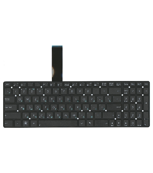 Клавиатура для ноутбука Asus K55 черная без рамки