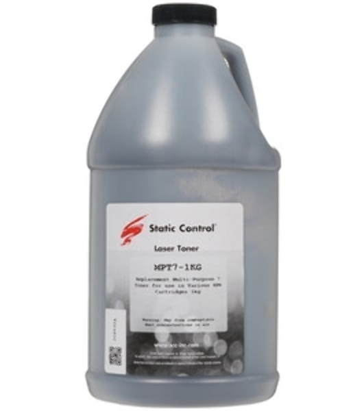 Тонер Static Control для HP LJ PM401/P2055/P3005/P3015, Bk, 1 кг, флакон