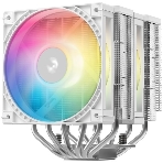 Кулер для процессора DEEPCOOL AG620 G2 WH LGA1954/1851/1700/AM5/AM4 (9шт/кор, TDP 270W, PWM, DUAL Black Fan 120mm, 6 тепл. трубок, белый) RET, фото7