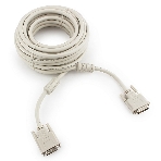 Кабель DVI-D dual link Gembird/Cablexpert CC-DVI2-10M, 25M/25M, 10м, экран, феррит.кольца, пакет, фото 1