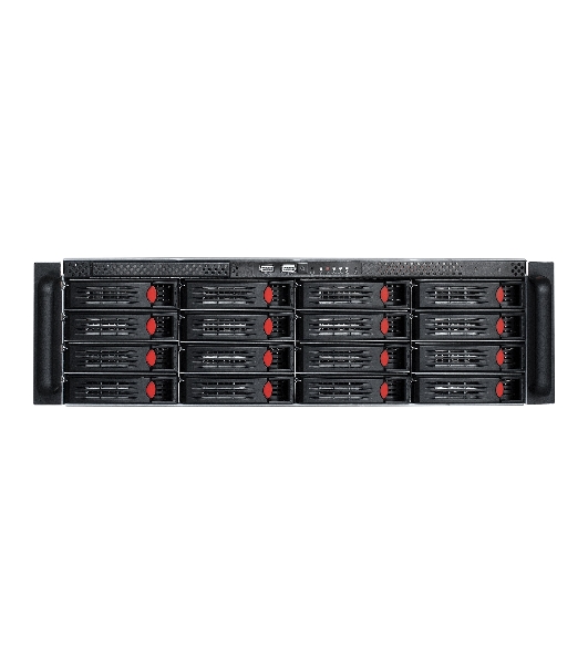 Серверная платформа ExeGate EX292422RUS Pro 3U660-HS16 (RM 19', высота 3U, глубина 660, Redundant БП 2x1200W, 16xHotSwap, USB)