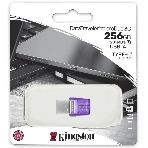 Флешка USB Kingston DataTraveler microDuo 3C (DTDUO3CG3/256GB), 256Gb, USB 3.2 Gen 1/Type-C, R/W 200/15, фиолетовый, фото8
