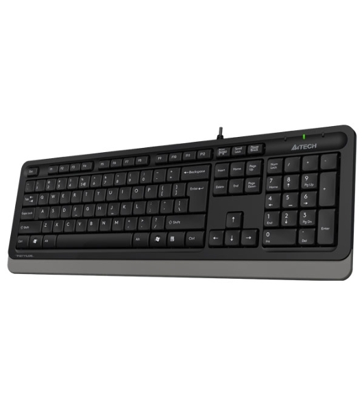 Клавиатура проводная A4Tech Fstyler FK10, USB, черный/серый