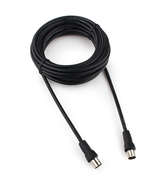 Кабель телевизионный Cablexpert, CCV-515-5M, Coaxial M/F, 5м