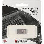 Флешка USB Kingston DataTraveler Micro (DTMC3G2/128Gb), 128Gb, USB 3.2 Gen 1, R/W 200/60, серебристый, фото10