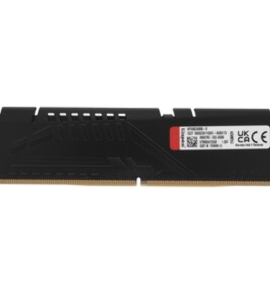 Оперативная память Kingston Fury Beast, DDR5, 8GB (1x8GB), 6000MHz, CL36, DIMM, с радиатором, черный