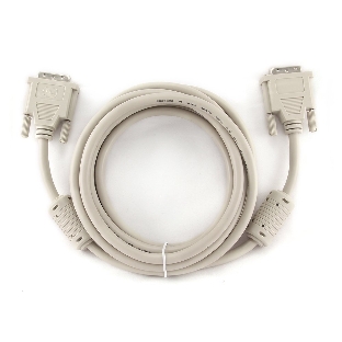 Кабель DVI-D dual link Gembird, 3.0м, 25M/25M, экран, феррит.кольца, пакет