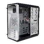 Компьютерный корпус ExeGate EX284027RUS Minitower BA-202 Black, mATX, без БП, 2хUSB, Audio, фото3