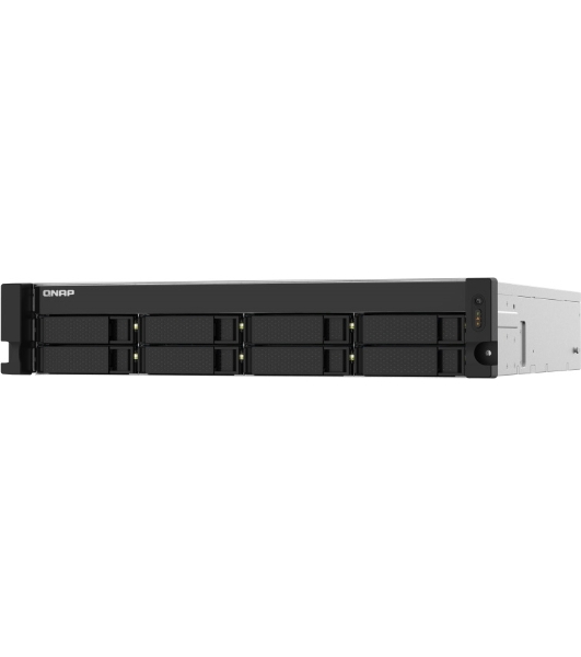 Сетевое хранилище без дисков SMB QNAP TS-832PXU-RP-4G 8-Bay 2U rackmount NAS, AL324 quad-core 1.7 GHz, 1x4Gb DDR4 RAM (max 1x16Gb), SATA 6Gb/s, 2x 10GbE SFP+ LAN, 2x 2.5 GbE LAN, 2xPSU. W/o RAIL-B02