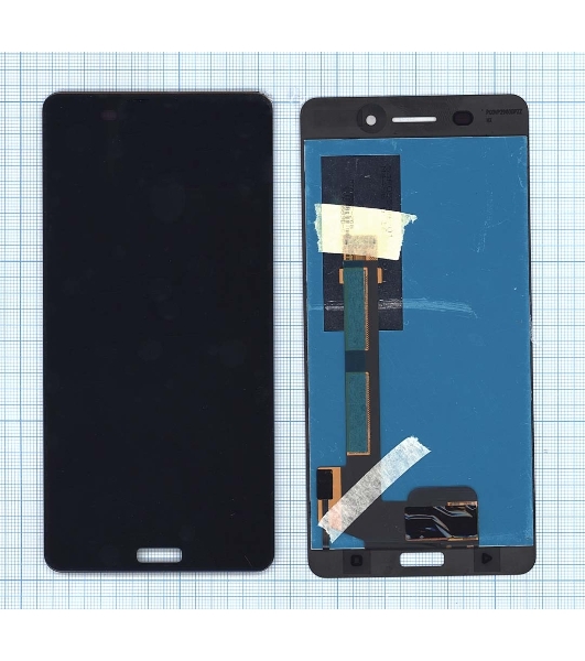 Дисплей для Nokia 6 черный
