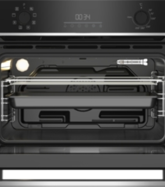Духовой шкаф электрический Beko BBCM13300X, черный/серебристый