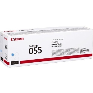 Картридж лазерный Canon 055 C (3015C002) голубой (2100 стр.) для Canon i-SENSYS серий MF740, LBP660.