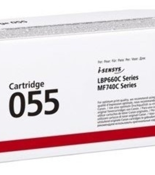 Картридж лазерный Canon 055 C (3015C002) голубой (2100 стр.) для Canon i-SENSYS серий MF740, LBP660.