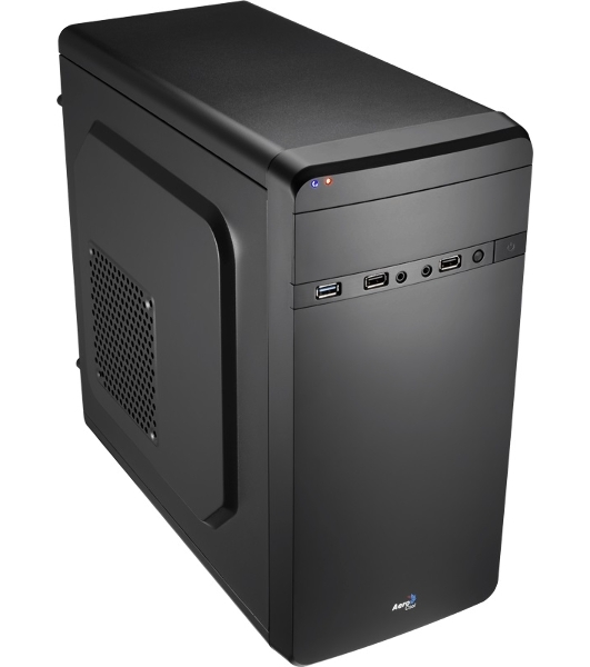 Компьютерный корпус Aerocool/Formula Qs-180 черный без БП mATX 1x80мм 2xUSB 2.0 1xUSB 3.0 audio