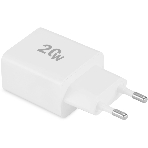 Сетевое зарядное устройство Digma DGW2D 20W 3A+1A (PD+QC) USB-C/USB-A универсальное белый, фото4