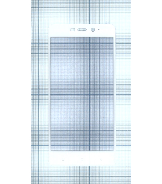 Защитное стекло 'Полное покрытие' для Xiaomi Redmi 4 Prime белый