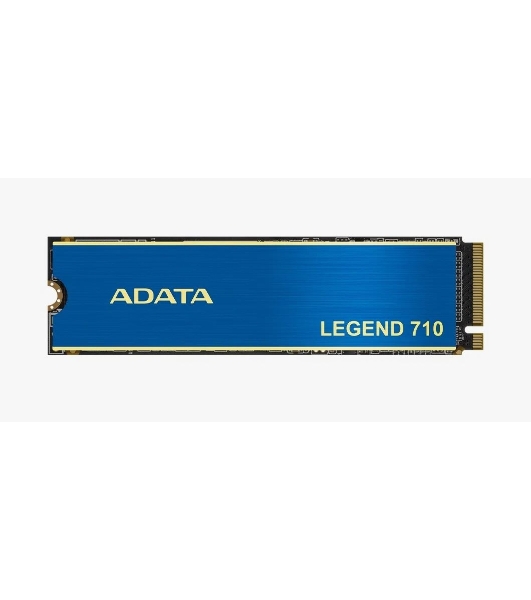 Накопитель SSD ADATA LEGEND 710, 256Gb, PCIe 3.0 x4, M.2 2280, NVMe, R/W 2100/1000, с радиатором