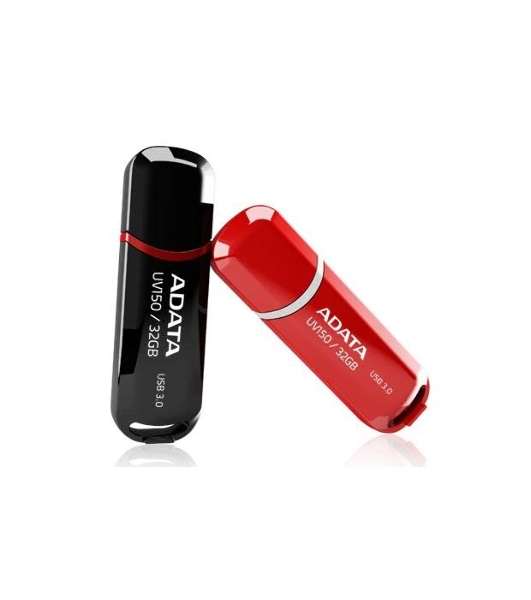 Флешка USB ADATA UV150 (AUV150-32G-RBK), 32Gb, USB 3.0, R/W 100/30, черный