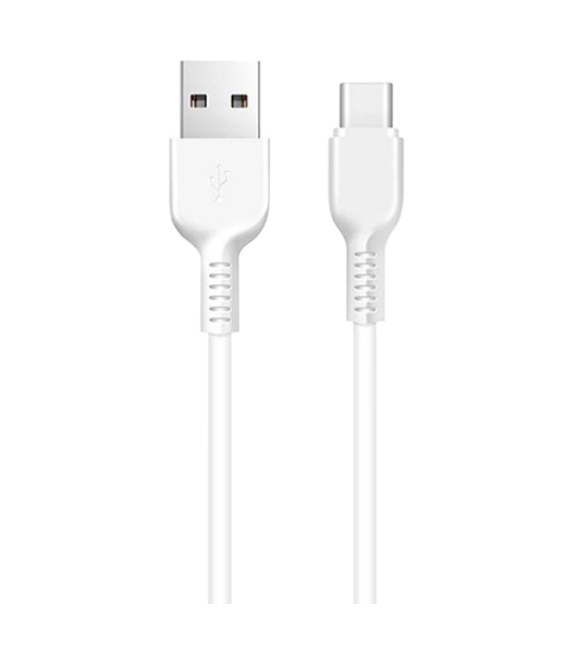 Кабель USB 2.0 HOCO X13, AM/Type-C M, белый, 1м