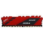 Оперативная память NETAC Shadow, DDR4, 8GB (1x8GB), 3600MHz, CL18, DIMM, с радиаторами, красный, фото3