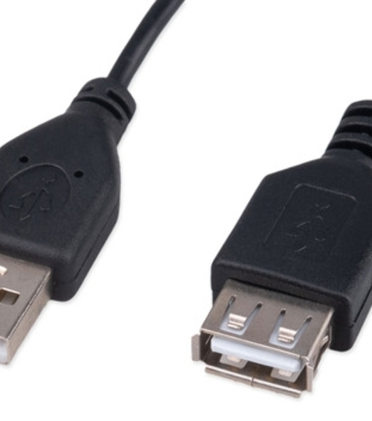 Кабель-удлинитель USB2.0 Гарнизон GCC-USB2-AMAF-3M, AM/AF, медь, 3м, черный, пакет