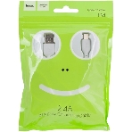 Кабель USB 2.0 HOCO X13, AM/Type-C M, белый, 1м, фото2