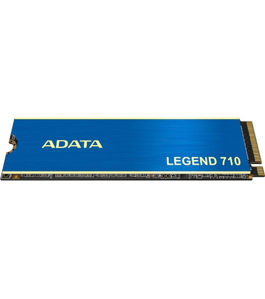 Накопитель SSD ADATA LEGEND 710, 256Gb, PCIe 3.0 x4, M.2 2280, NVMe, R/W 2100/1000, с радиатором