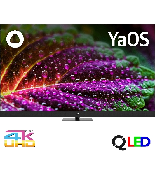 Телевизор BBK 65' 65LED-8259/UTS2C (B) черный QLED UHD 60Hz Smart TV
