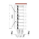 Кулер для процессора PCCooler RZ400 V2 WH белый 120мм алюминий+медь 2000rpm 32db 4-pin 230W 155мм, фото3