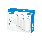 Бесшовный Mesh роутер Cudy M1800 (M1800 2-PACK) AX1800 10/100/1000BASE-TX/Wi-Fi белый (упак.:2шт), фото4