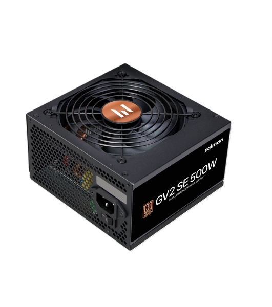 Блок питания Zalman ZM500-GV2SE, 500Вт, 80 PLUS Bronze, 120мм, черный