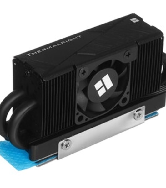 Радиатор для SSD Thermalright HR-10-2280-PRO-BL черный алюминий Ret