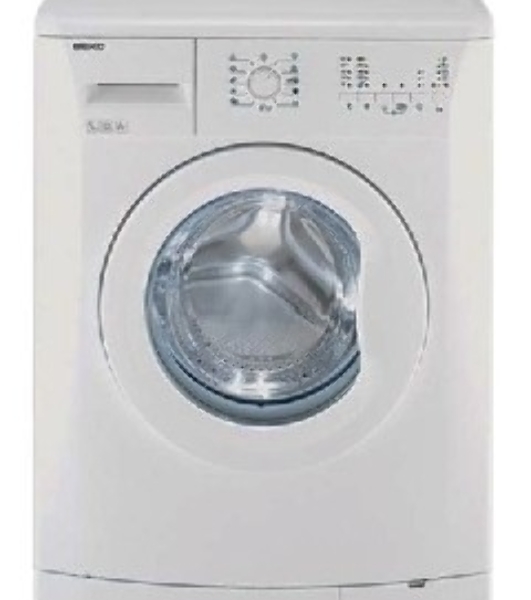 Стиральная машина Beko WRE 65P1 BSS серебристый, загрузка фронтальная 6 кг, 1000 об/мин., класс: А