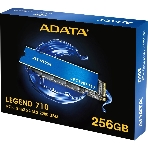Накопитель SSD ADATA LEGEND 710, 256Gb, PCIe 3.0 x4, M.2 2280, NVMe, R/W 2100/1000, с радиатором, фото3