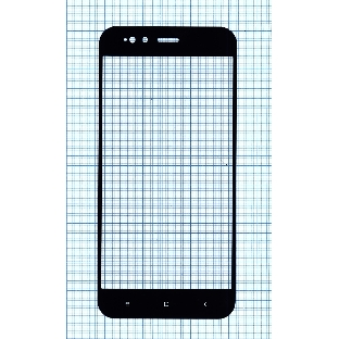 Защитное стекло 'Полное покрытие' для Xiaomi Mi 5X черный